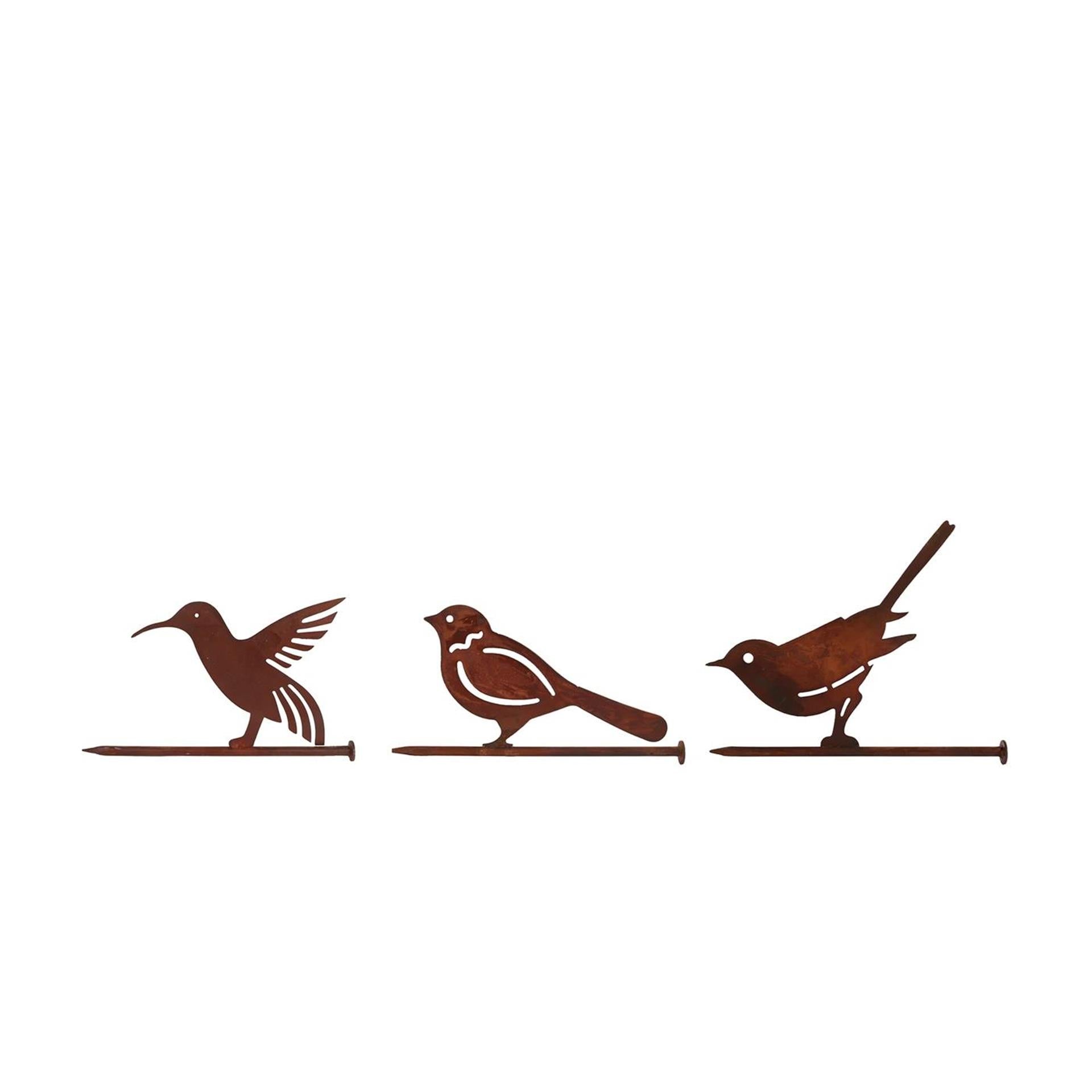 Ty Gartenstecker Vogel Rus Metall 18x1,5x13cm