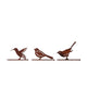 Ty Gartenstecker Vogel Rus Metall 18x1,5x13cm