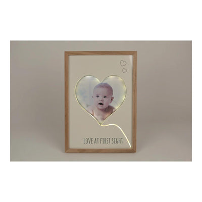 Fotorahmen Liebe auf den ersten Blick LED 28x40x2cm