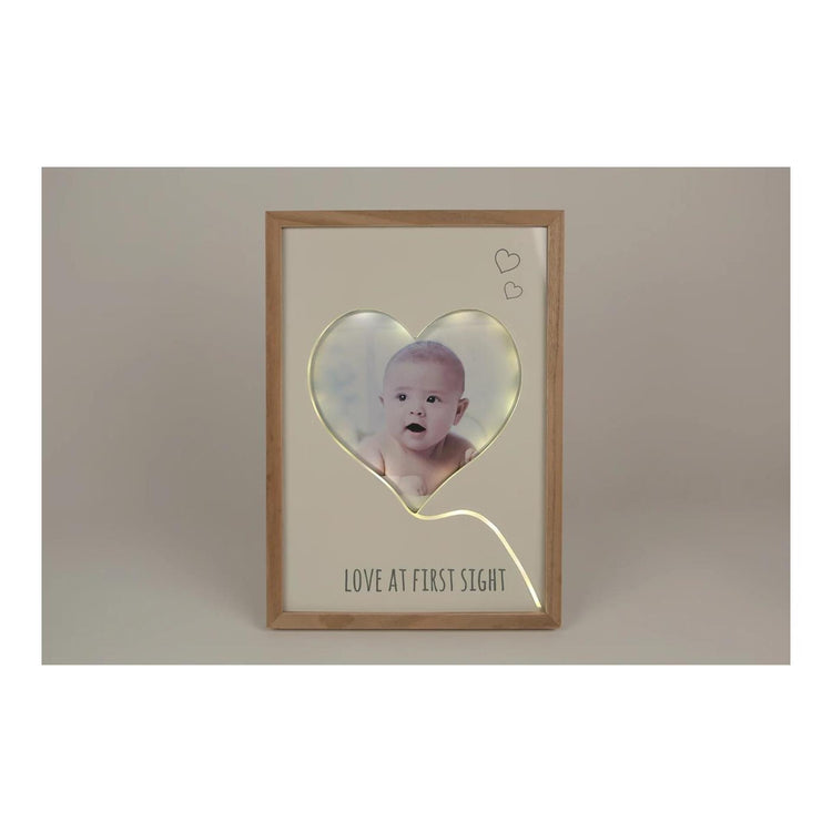 Fotorahmen Liebe auf den ersten Blick LED 28x40x2cm