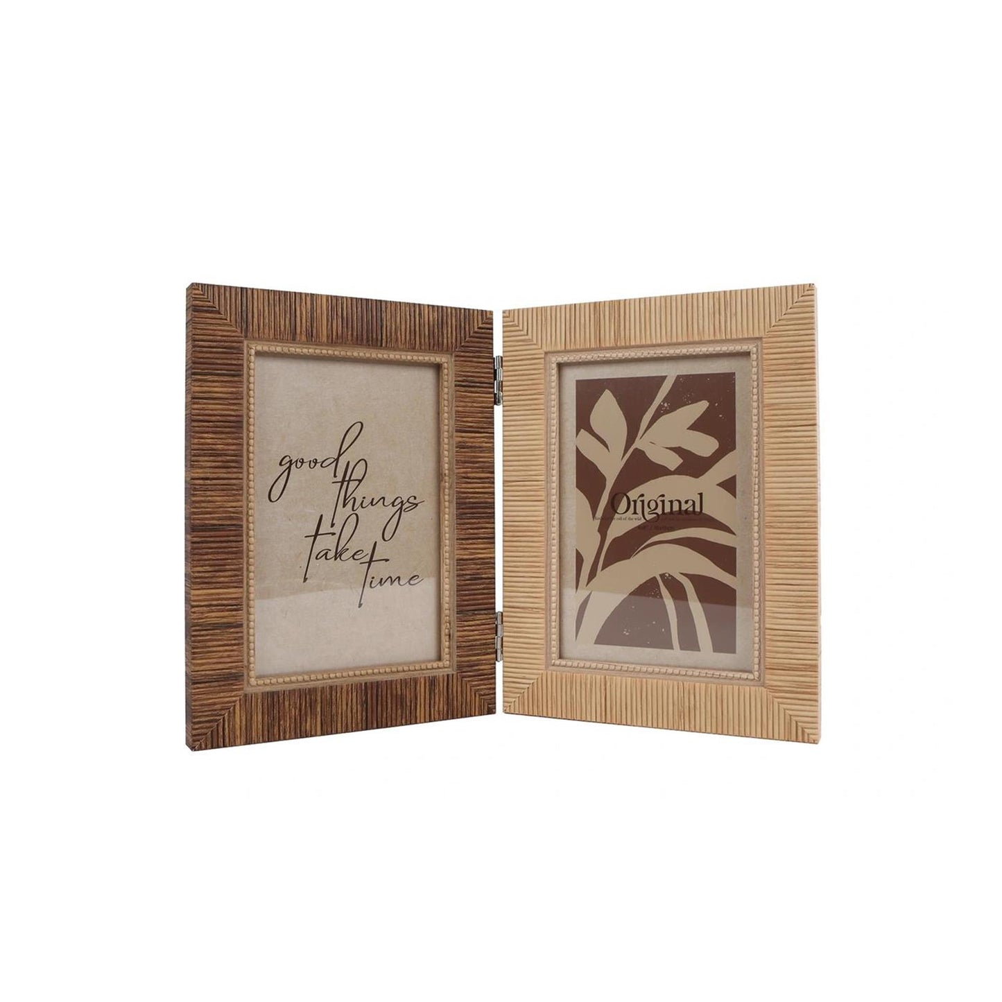 Fotorahmen doppelt 10x15 Poly 30x20x2cm