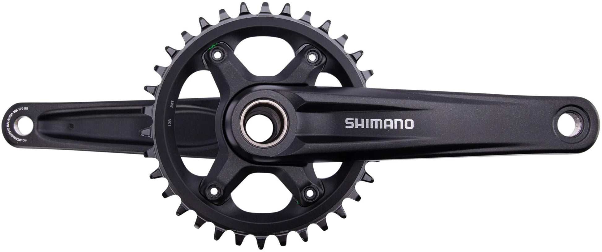Shimano Kurbel 12-Gang FC-MT510-1 34 TODS 170 mm Schwarz