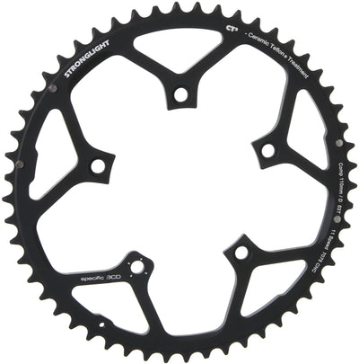 Stronglight Chain Ring Strongl.Ct2 53t Out.Cer.Teflon Mantel.