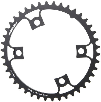 Stronglight Chain Ring Stronl. 42T Inner Alu Black