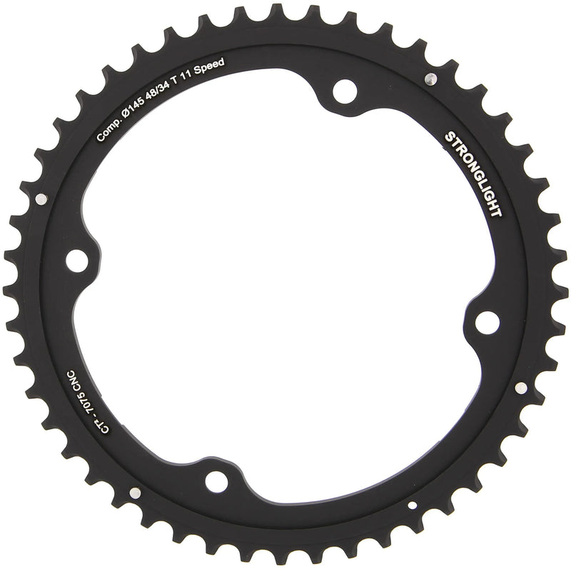 Stronglight Chain Ring Stronl. CT2 48T Outer Cer.-tefl.coat.