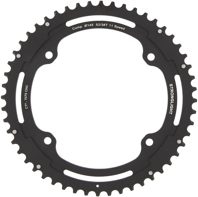 Stronglight Chain Ring Stronl. CT2 52T Outer Cer.-tefl.coat.