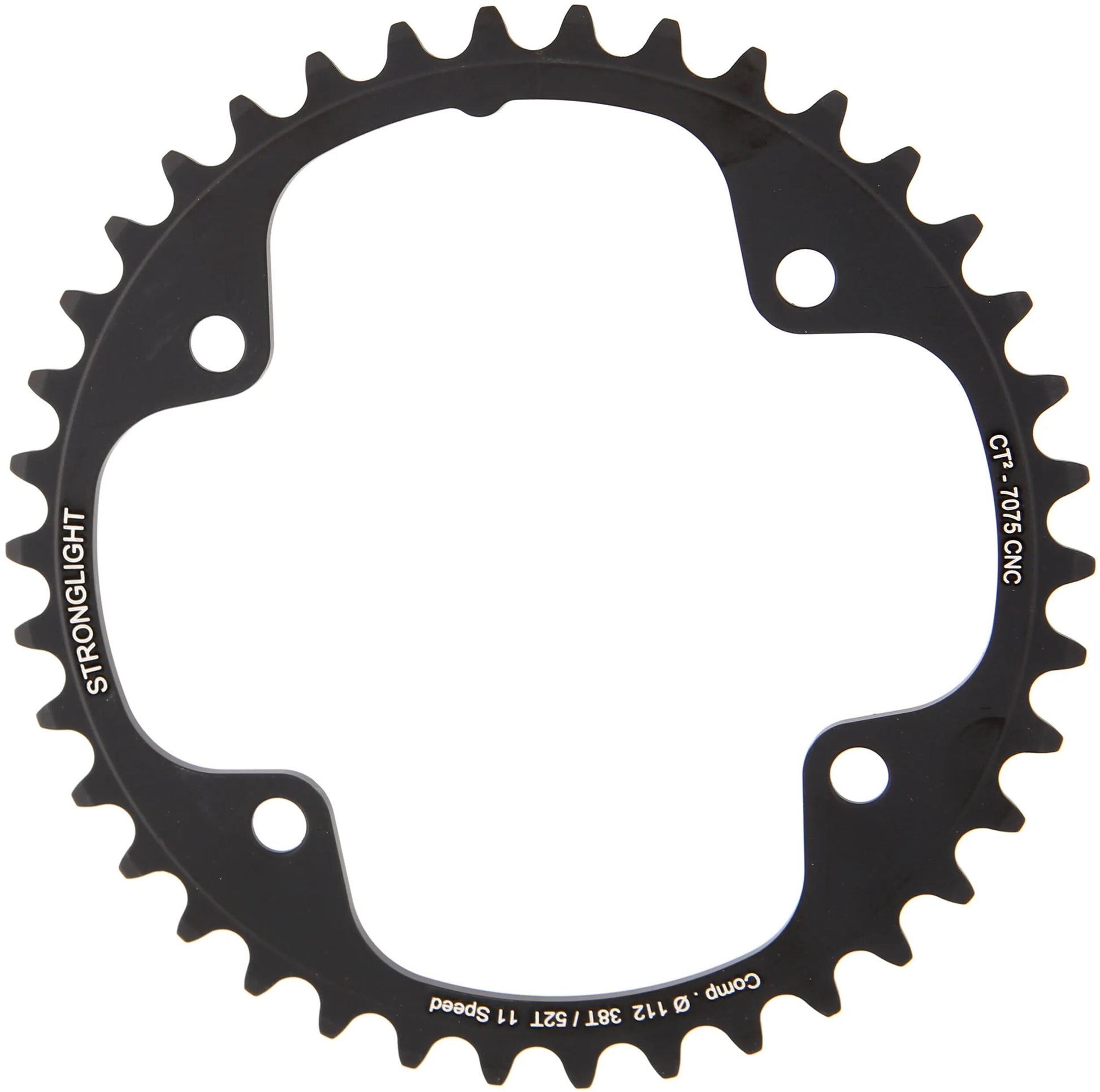 Stronglight Chain Ring Stronl. CT2 38T Inner Cer.-tefl.coat.