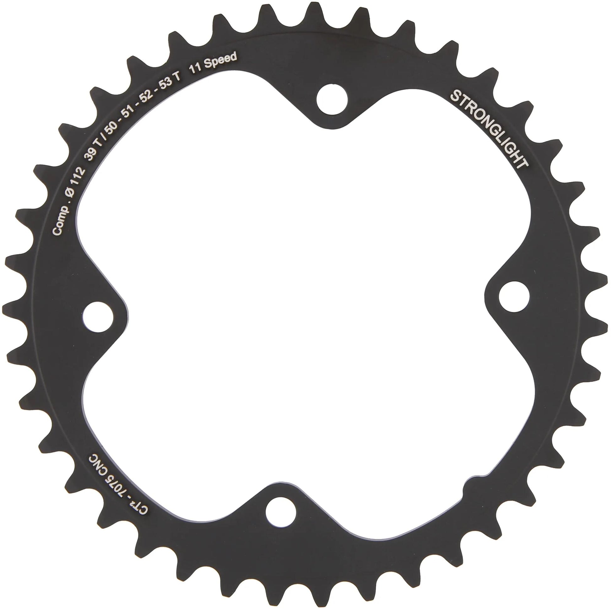 Stronglight Chain Ring Stronl. CT2 39T Inner Cer.-tefl.coat.