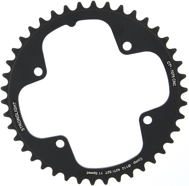 Stronglight Chain Ring Stronl. CT2 42T Inner Cer.-tefl.coat.
