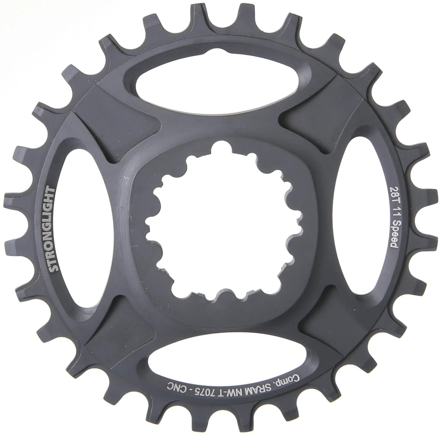 Stronglight Chain Ring Strongl.ht3 30t Inner Alu Black