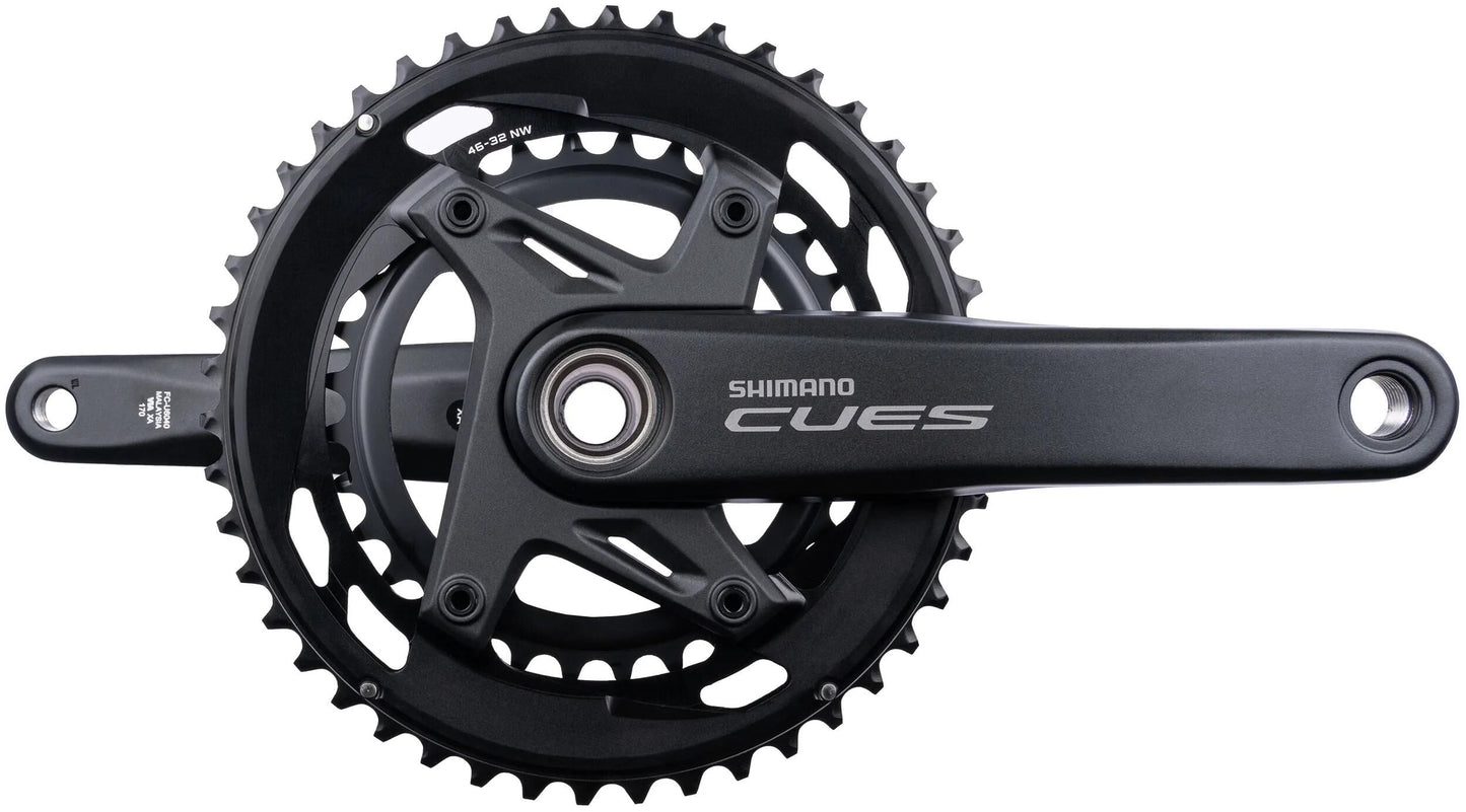 Shimano Kurbelgarnitur Cues fc-u6040-2 shim.krg u6040-2 46 32 170 sw 9 10f ht