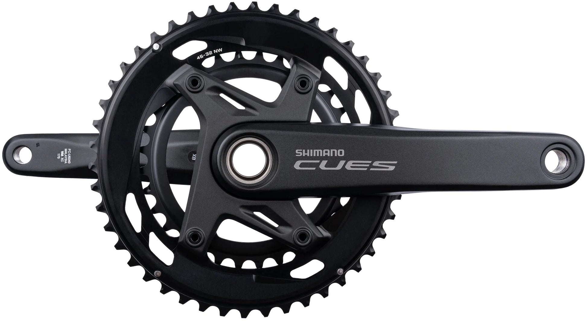 Shimano Kurbelgarnitur Cues fc-u6040-2 shim.krg u6040-2 46 32 175 sw 9 10f ht