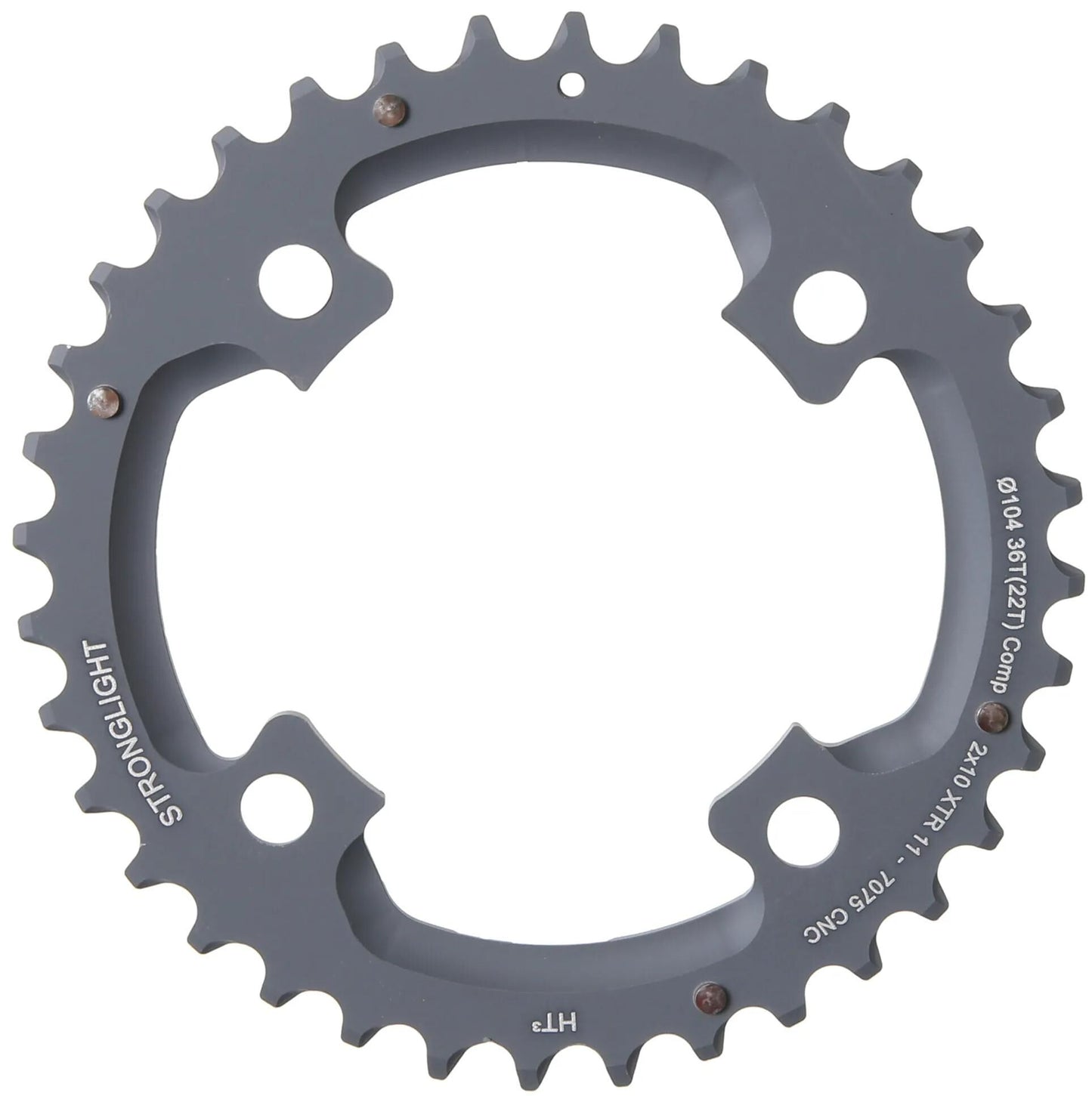 Stronglight Chain Ring Stronl. Ht3 36t äußere alu schwarz