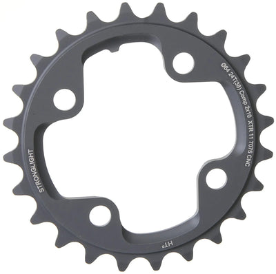 Stronglight MTB Kettenblatt HT3 Modell 17 Kettenring Strongl. HT3 24T innen Aluminium schwarz