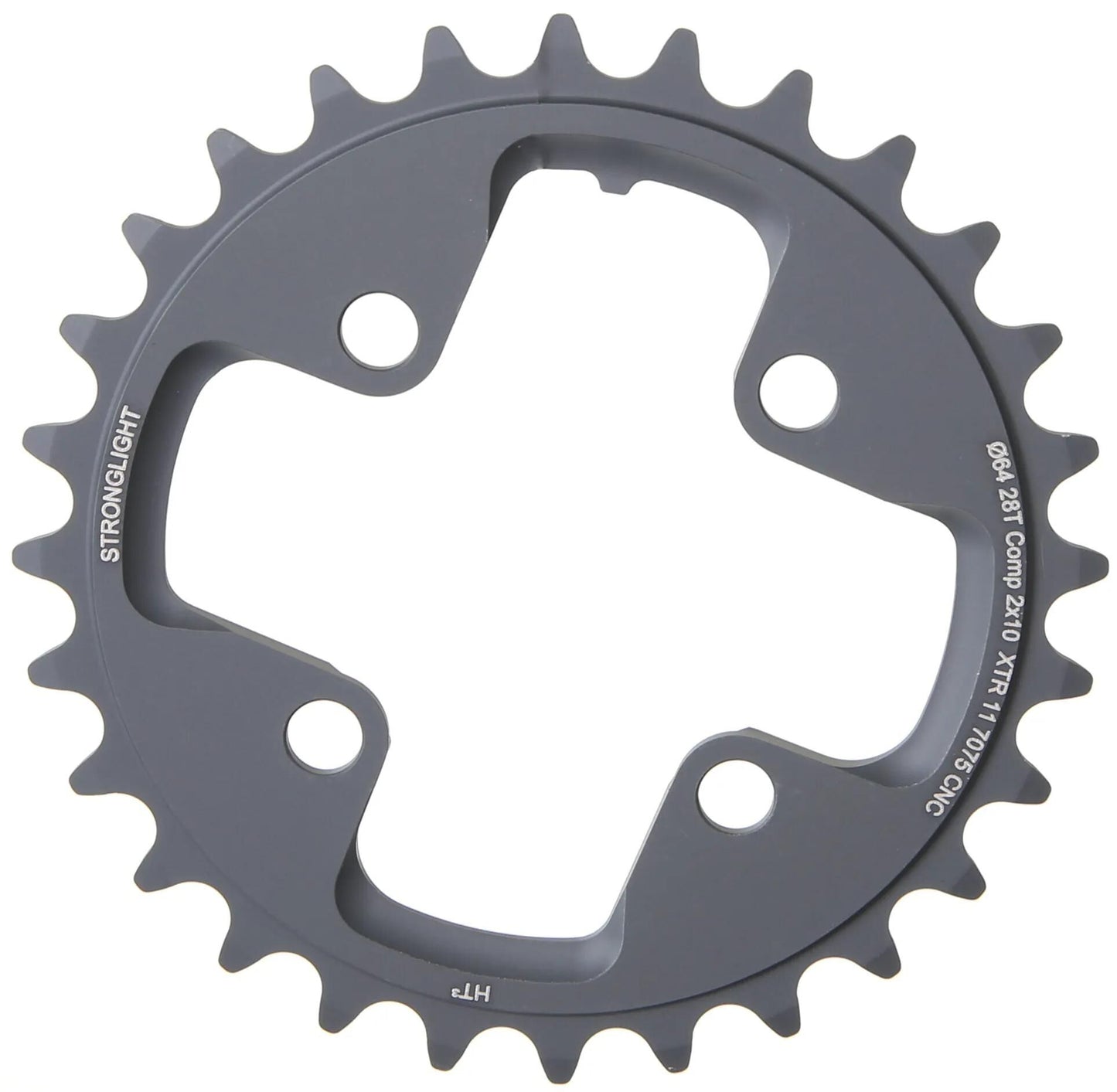 Stronglight Chain Ring Stronl. HT3 28T Inner Alu Black