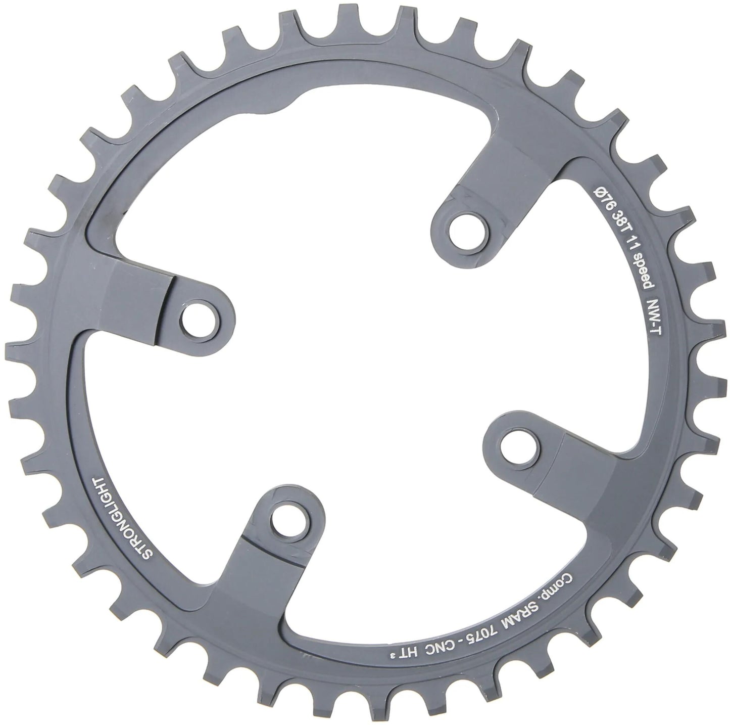 Stronglight Chain Ring Stronl. HT3 38T Inner Alu Black