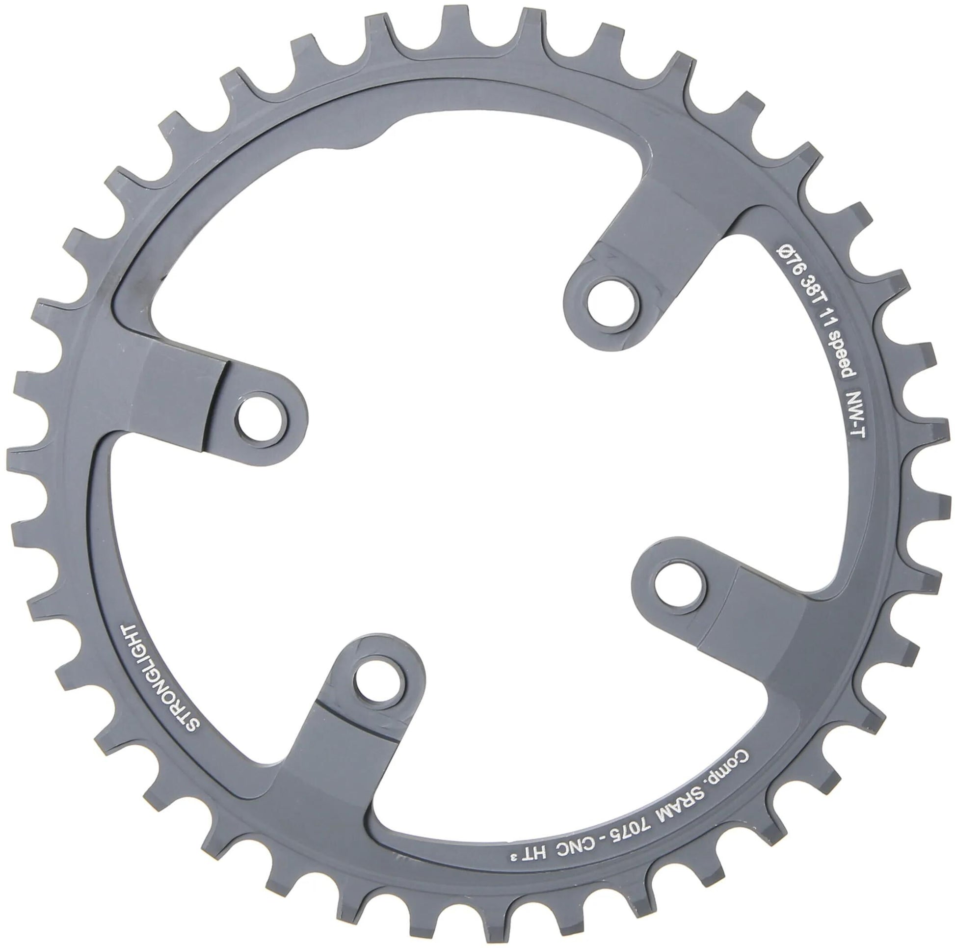 Stronglight Chain Ring Stronl. HT3 38T Inner Alu Black