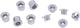 Contac Ct-Kettenringschraube C-Nuss für 2P-Kurben 5pcs.