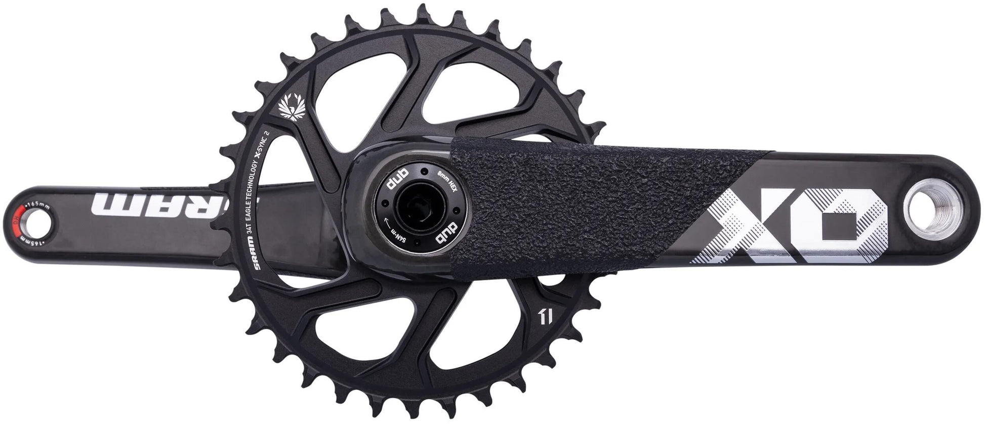 Sram cranket x01 dh dub 165mm schwarz