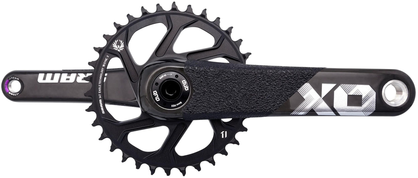 Sram cranket x01 dh dub 170mm schwarz