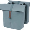 Basilil Tas City Doppel veganes Leder | Graphitblau