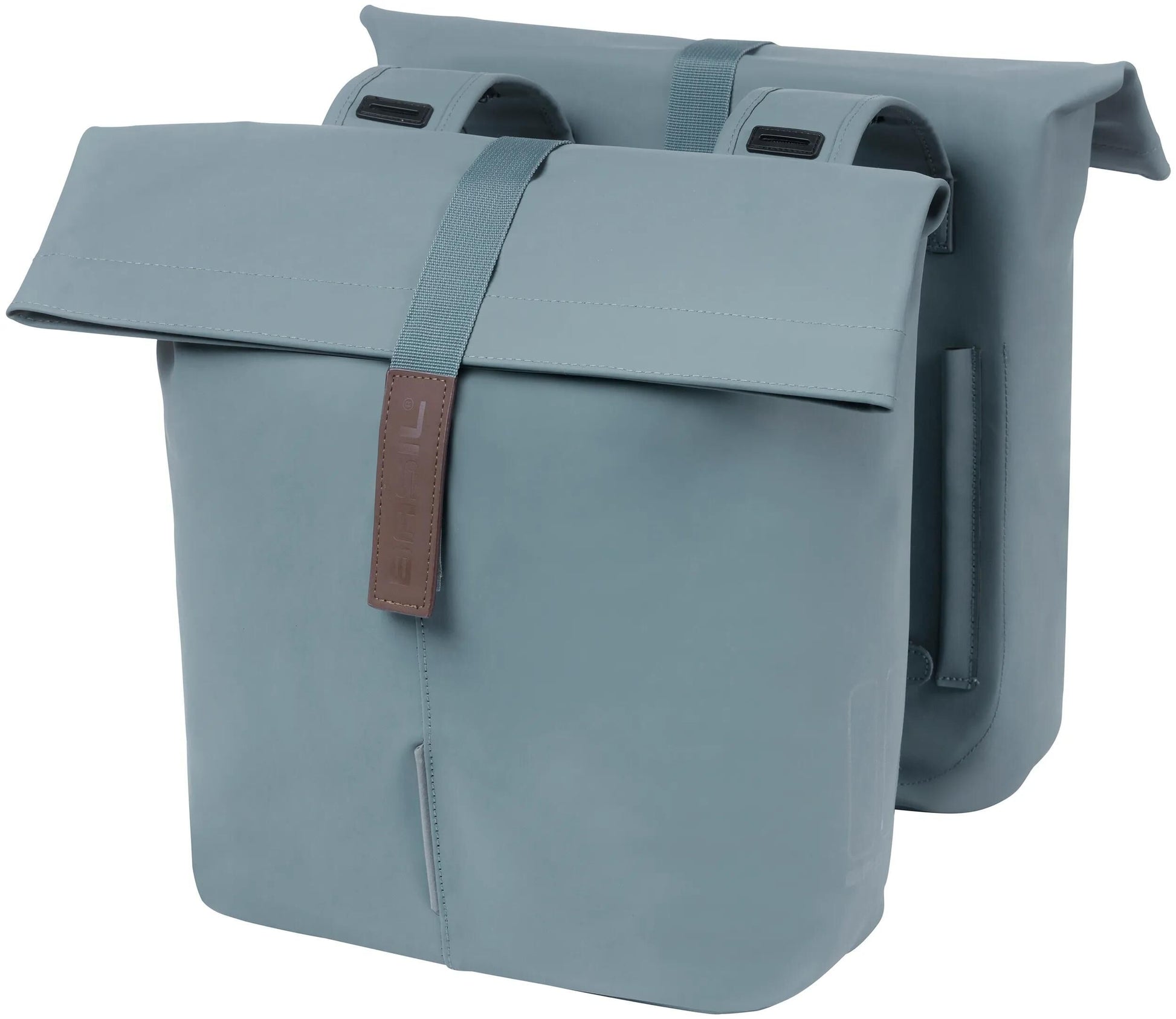 Basilil Tas City Doppel veganes Leder | Graphitblau