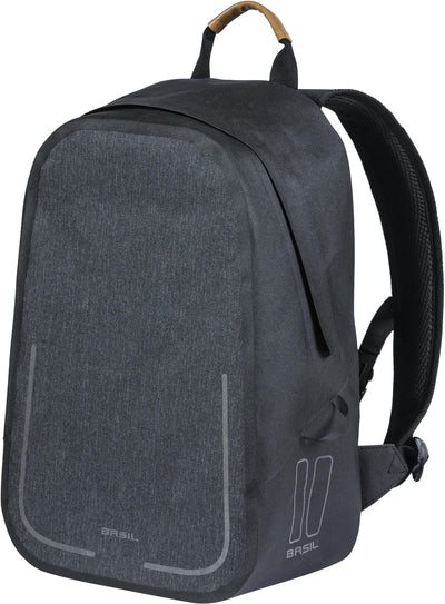 Basil Urban Dry Backpack - wasserdichter Fahrradrucksack - grau