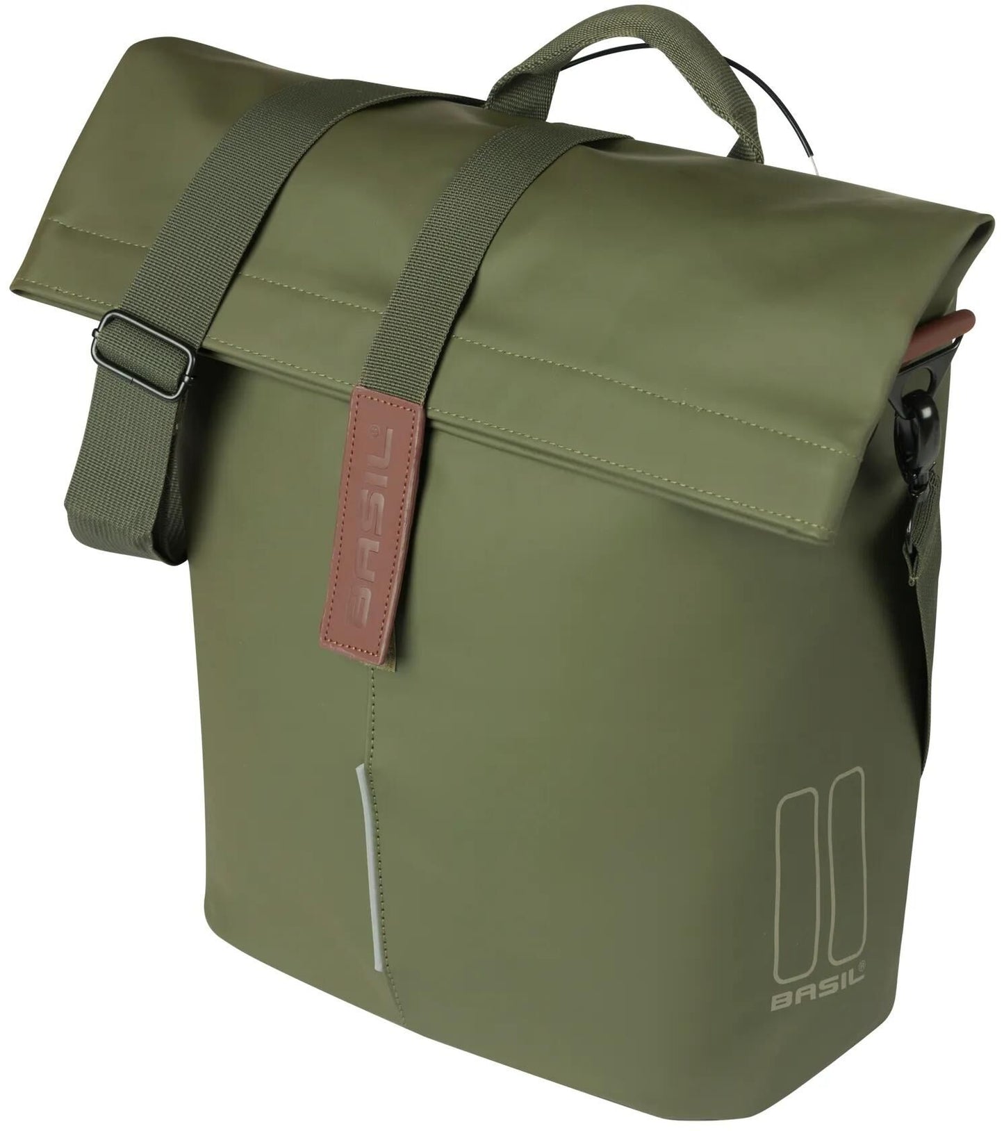 Basiliil Bicycle Shopper City Miksstollen 14-16 Liter 11 x 29 x 36 cm Moosgrün