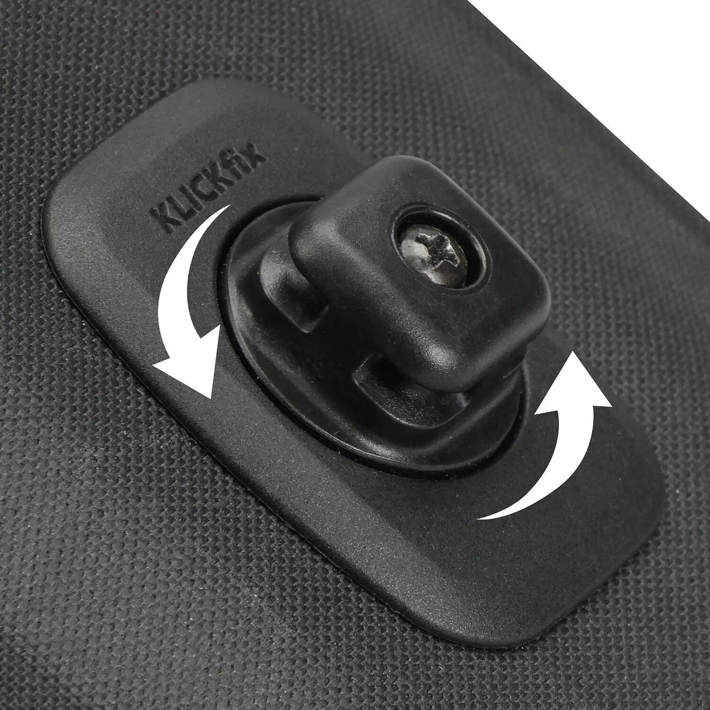 Klickfix Telefontasche hell m schwarz