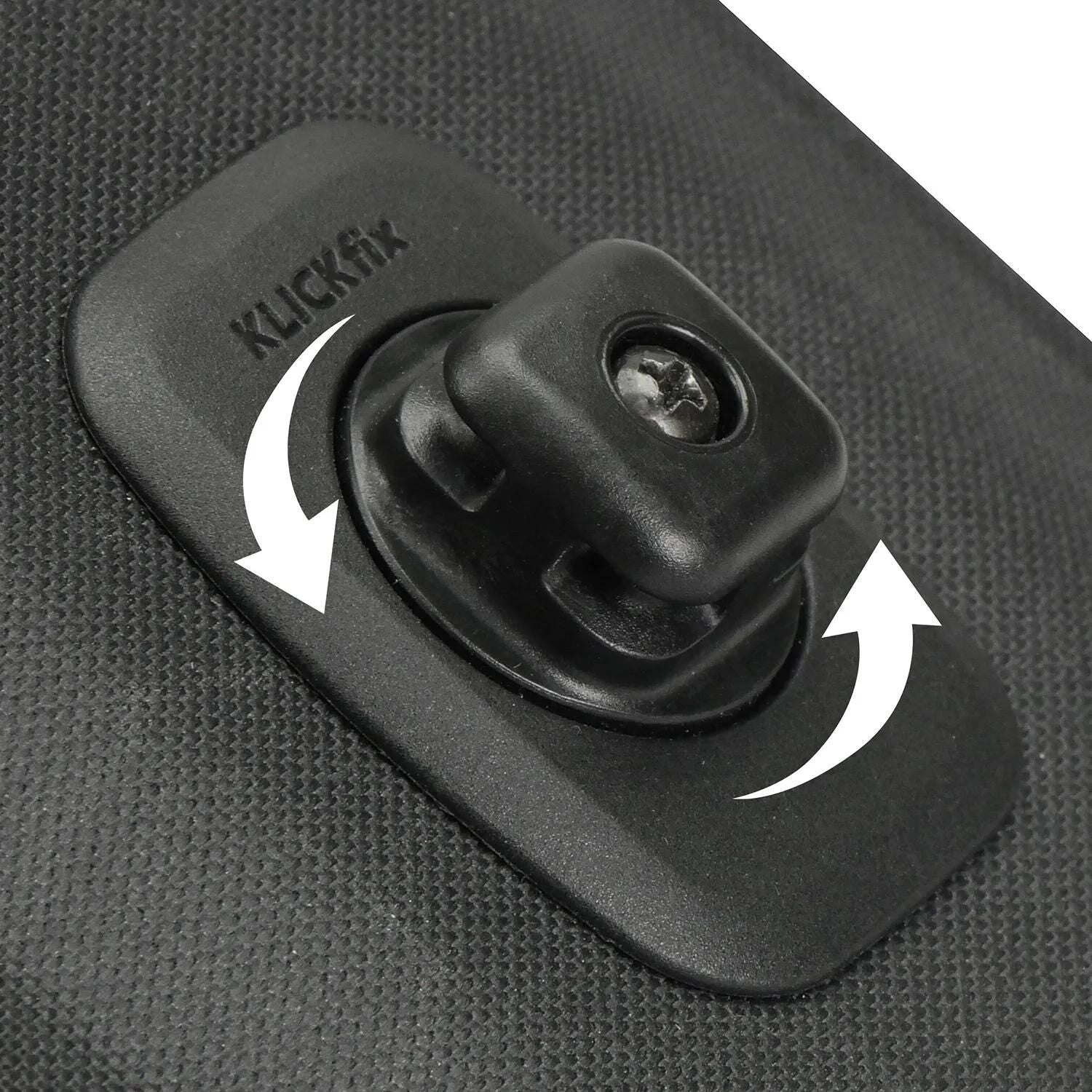 Klickfix Telefontasche hell m schwarz