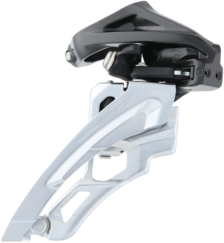 Shimano Umwerfer 3 x 10-fach Deore FC-M6000 side swing high clamp 40-42T schwarz