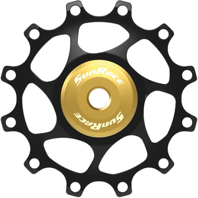 derailleurwiel 12t alloy goud