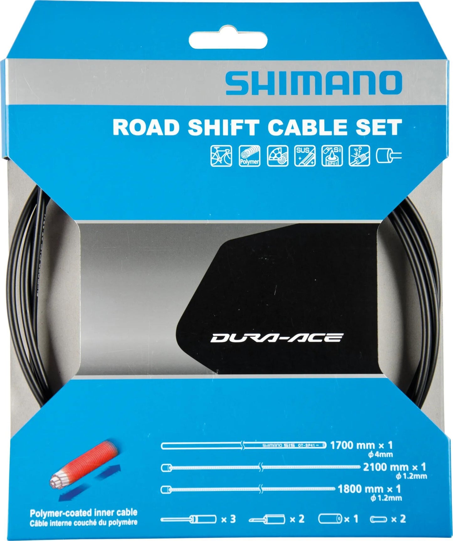 Shimano shim.derail.cab.set da bc9000 polymer BL.