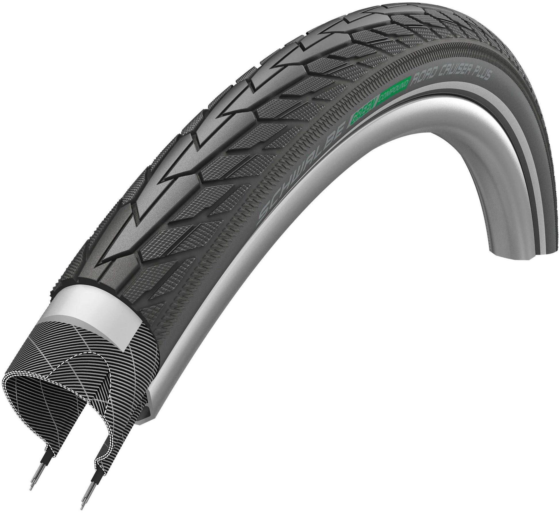 Schwalbe Tire Road Cruiser plus 55-622 (28x2,15) Schwarz