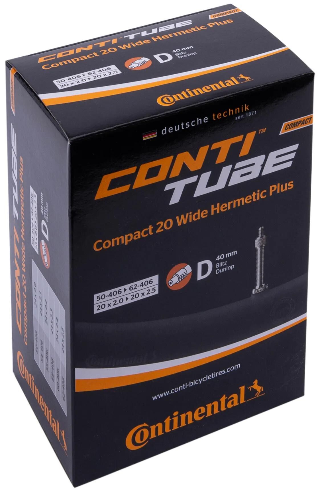 Kontinentalrohr Conti kompakt 20 breit. Plus DV 40 mm