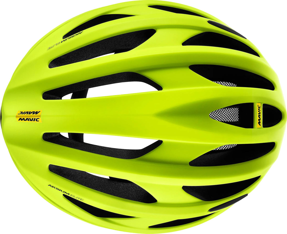 Mavic Helm Aksium Elite S Saf.yel. Schwarzes Metall