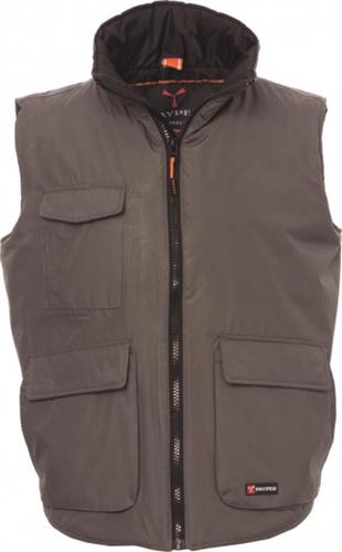 Wollte Bodywarmer Smoke Schwarz XL