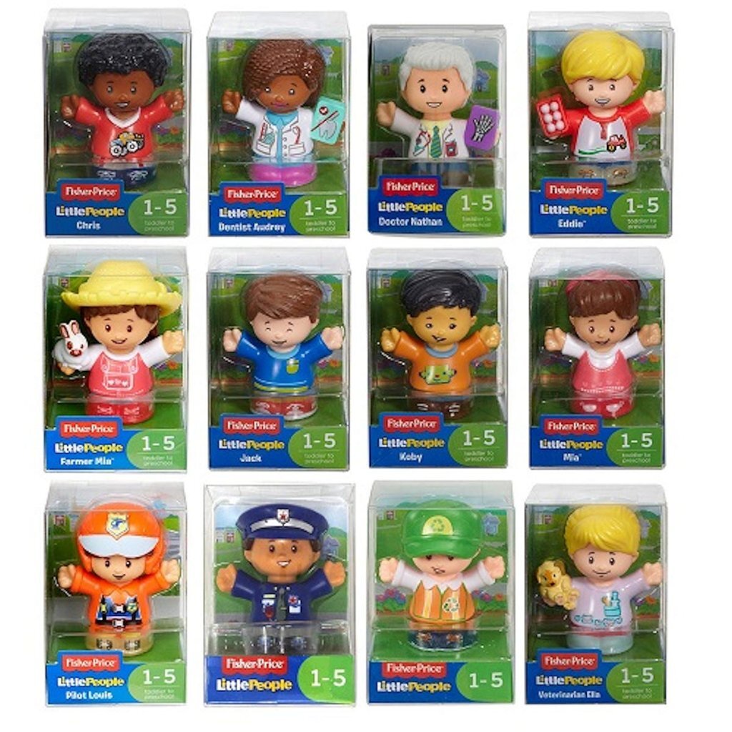 Fisher Price Little Leute finden verschiedene Versionen