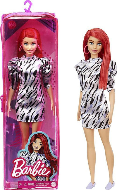 Mattel Fashionistas schwarzes weißes Kleid