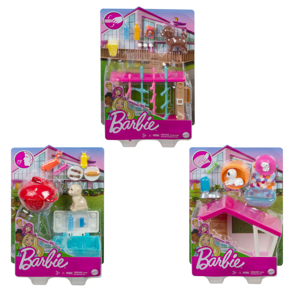 Barbie Mini Playset Hondhuis mit Dogje
