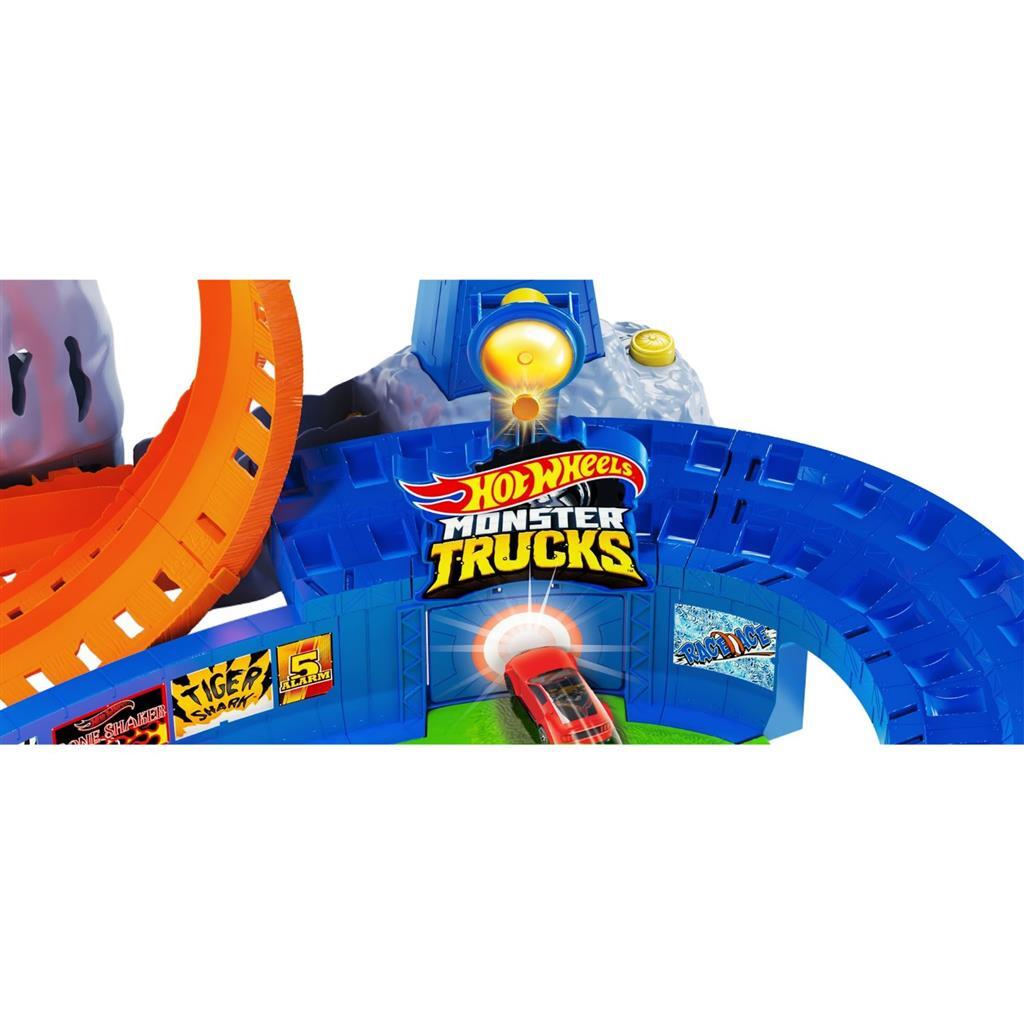 Heiße Räder Monster Trucks T-Rex Volcano Arena