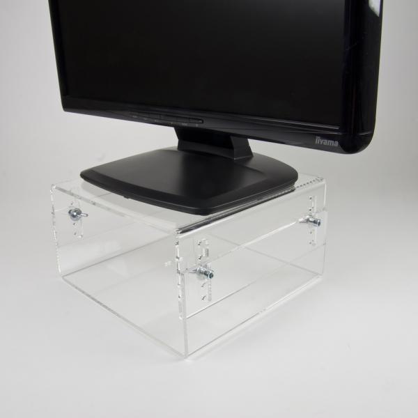 Neomounts Neomounts Nmonitor40 LCD CRT Monitor Riser, 25 kg, Acryl, transparent