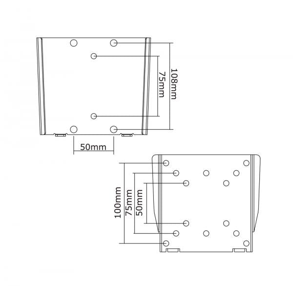 Neomounts Neomounts FPMA-W25 LCD LED TFT Wallrun Silber