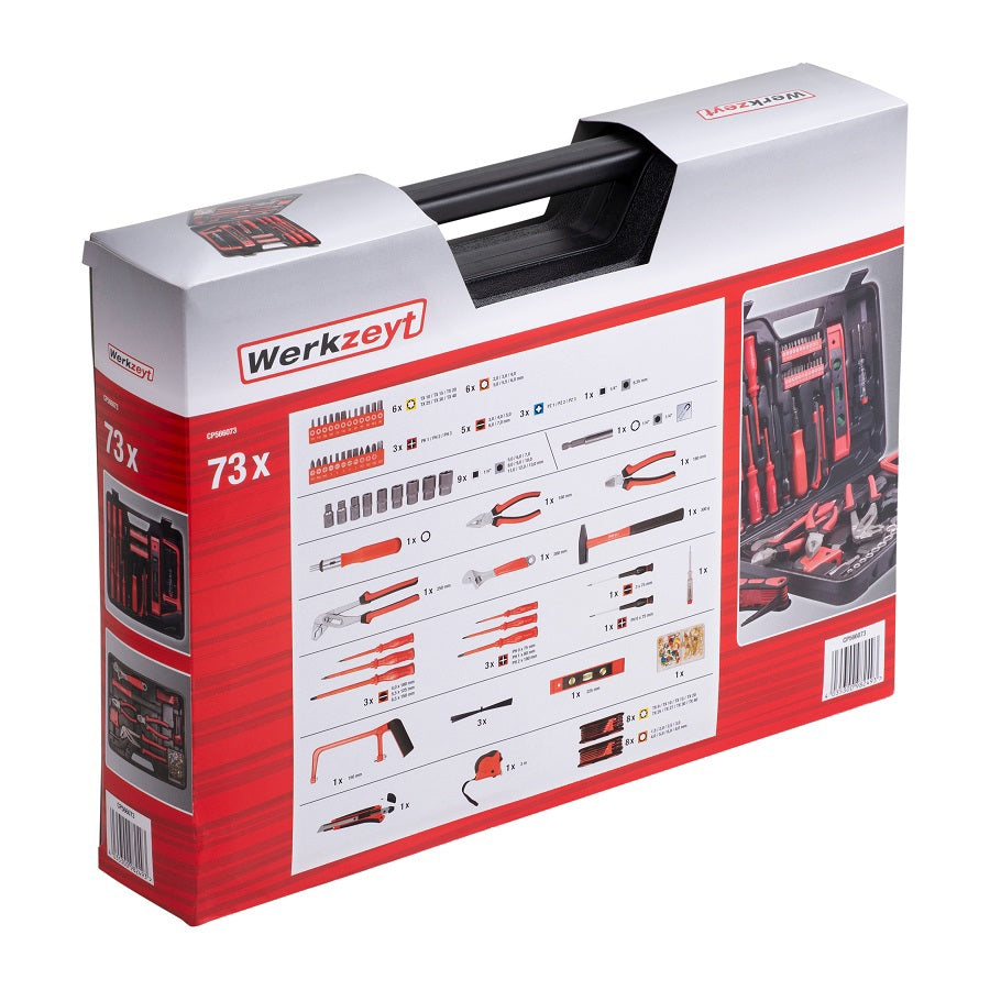 Connex Werkzeugkoffer 73-teilig komplett