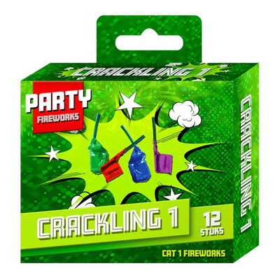 Partyfeuerwerk knistert