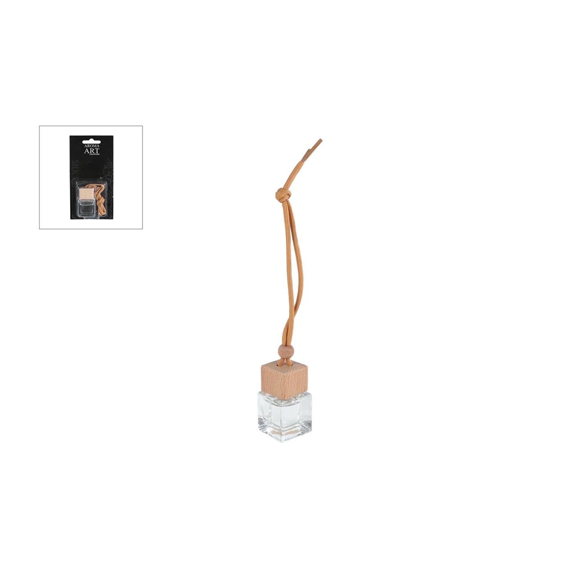 Duftset Aroma Art Auto Anhänger Glas Holz