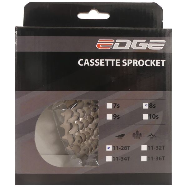 Kantenkassette 8-Geschwindigkeit CS-M5008 11-28T Silber