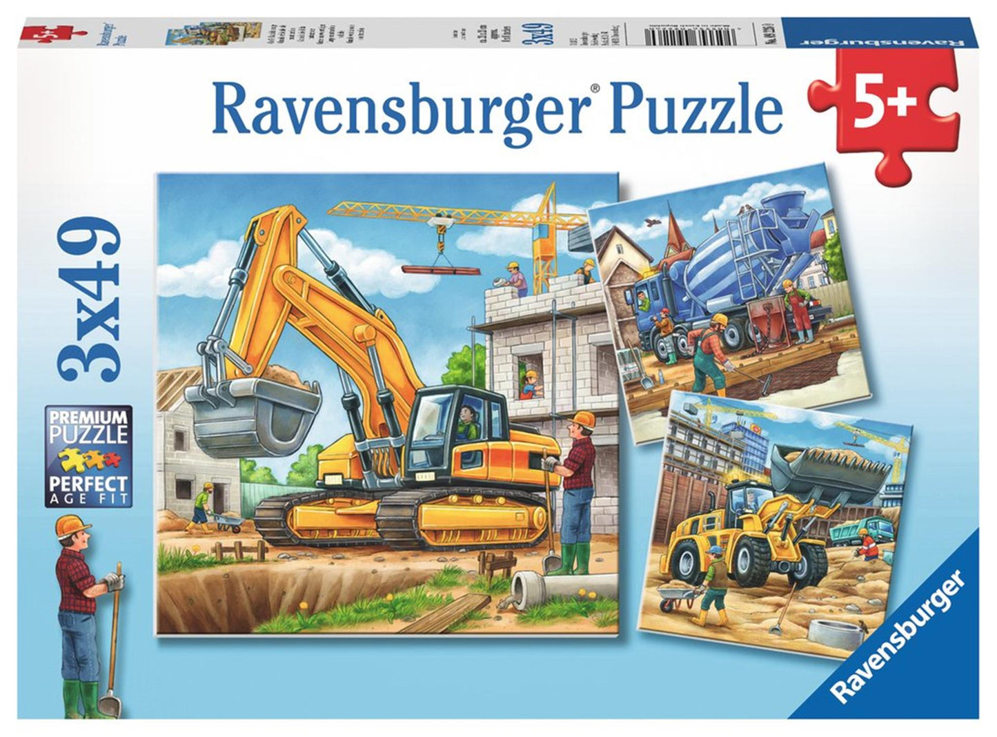 Ravensburger - Große Gebäudefahrzeuge 3x49st.