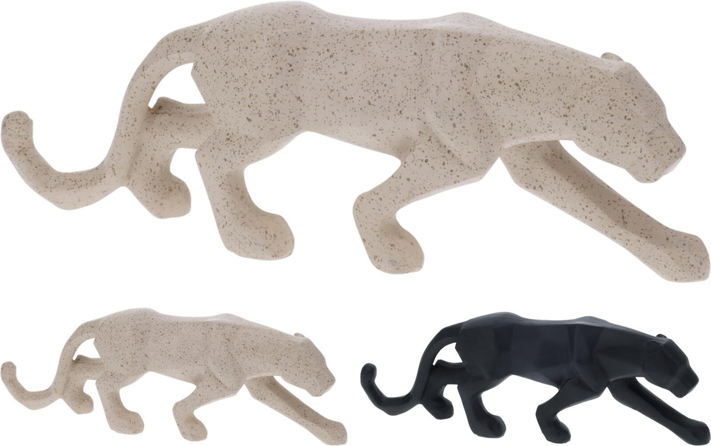 Home Styling Panther Polystone geometrisch 24x5x8cm