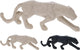 Home Styling Panther Polystone geometrisch 24x5x8cm